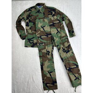 Propper Military Army woodland camouflage Youth Kids Boy Set Size 16 Pants Top